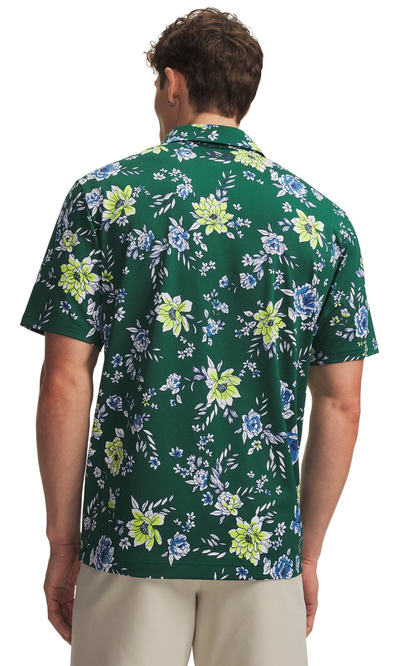 Under Armour Matchplay Printed pánske polo, campus ivy