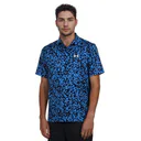 Under Armour T2G Printed pánske polo, blue atlantis
