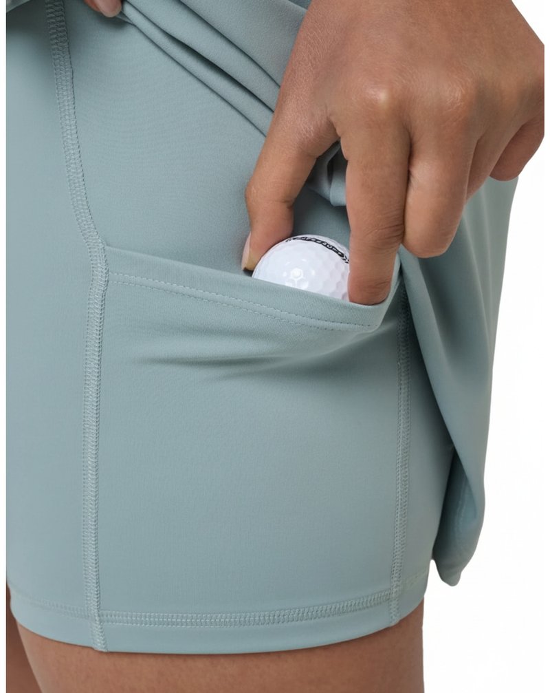 Travis Mathew Moveknit Sleeveless Polo dámske šaty, slate
