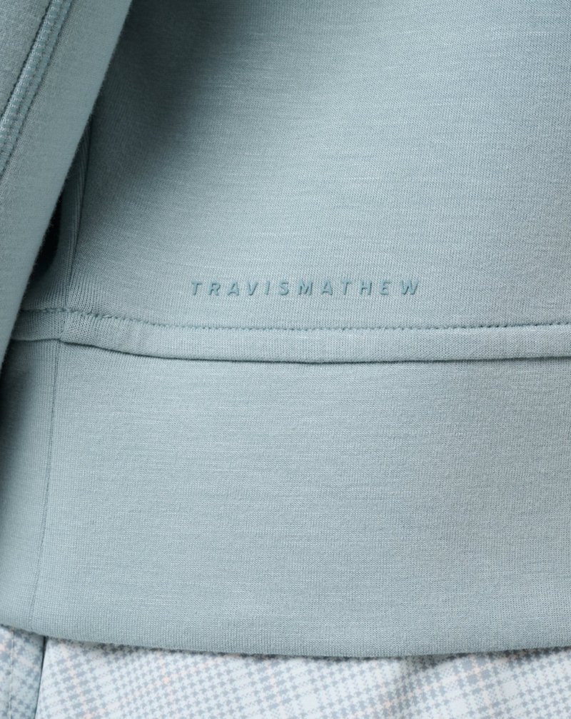 Travis Mathew Skyloft Soft Half Zip Pullover dámska mikina, slate