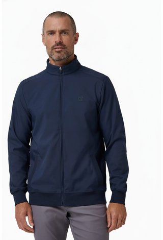 Travis Mathew Open To Close 2.0 Full Zip pánska bunda, total eclipse