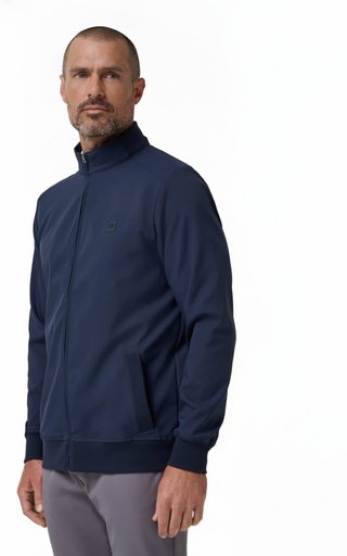 Travis Mathew Open To Close 2.0 Full Zip pánska bunda, total eclipse