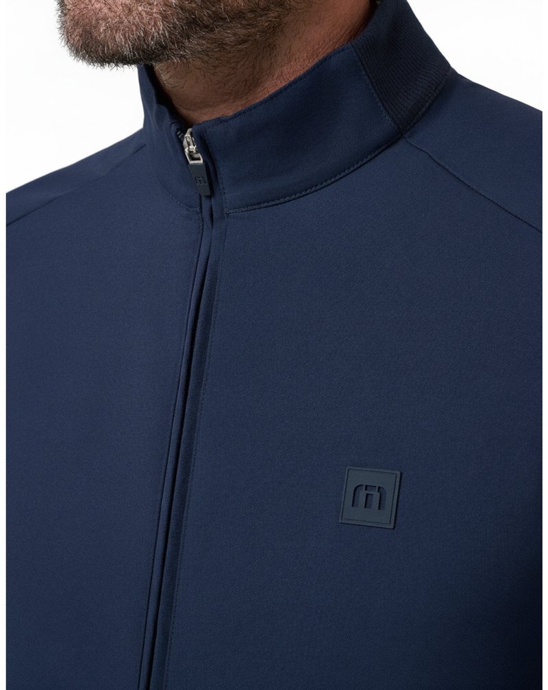 Travis Mathew Open To Close 2.0 Full Zip pánska bunda, total eclipse
