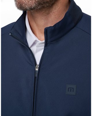 Travis Mathew Open To Close 2.0 Full Zip pánska bunda, total eclipse