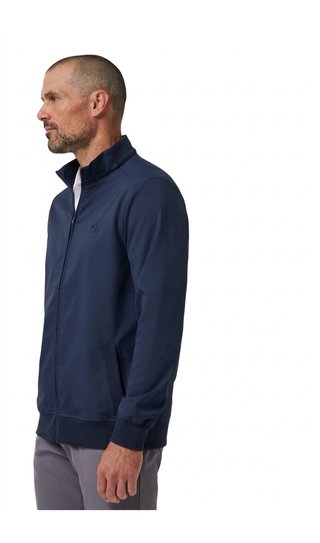 Travis Mathew Open To Close 2.0 Full Zip pánska bunda, total eclipse