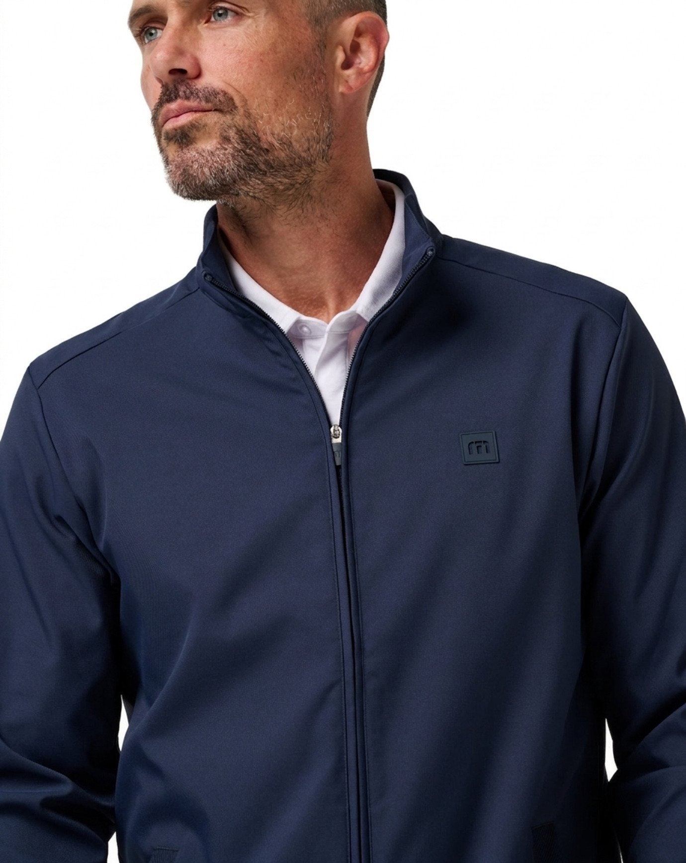 Travis Mathew Open To Close 2.0 Full Zip pánska bunda, total eclipse