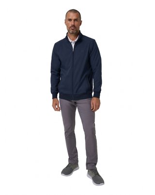 Travis Mathew Open To Close 2.0 Full Zip pánska bunda, total eclipse
