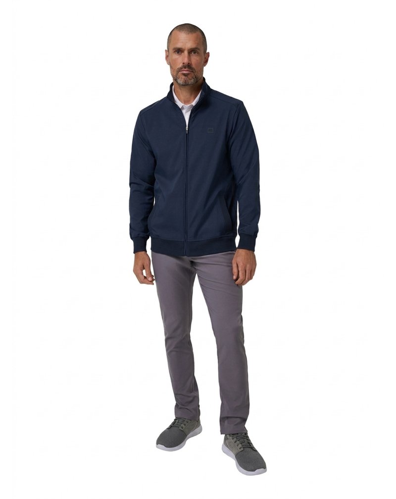 Travis Mathew Open To Close 2.0 Full Zip pánska bunda, total eclipse