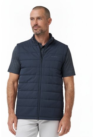 Travis Mathew Point Of Sail pánska vesta, mood indigo