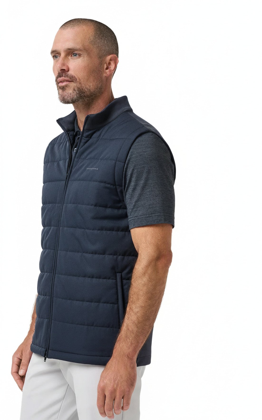 Travis Mathew Point Of Sail pánska vesta, mood indigo