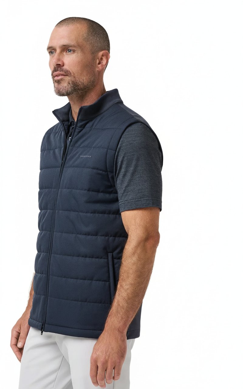 Travis Mathew Point Of Sail pánska vesta, mood indigo