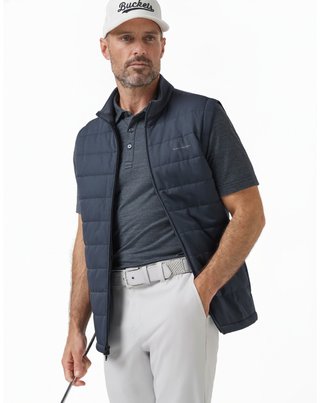 Travis Mathew Point Of Sail pánska vesta, mood indigo