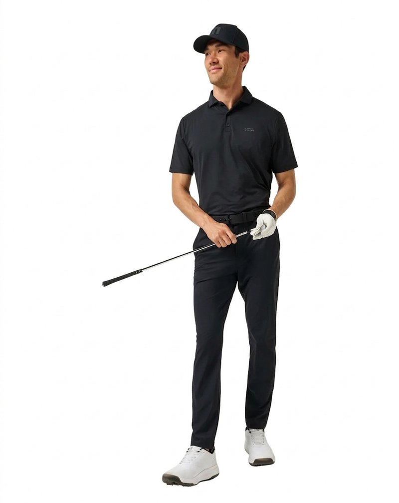 Travis Mathew Hero Hour Golf pánske nohavice, čierne
