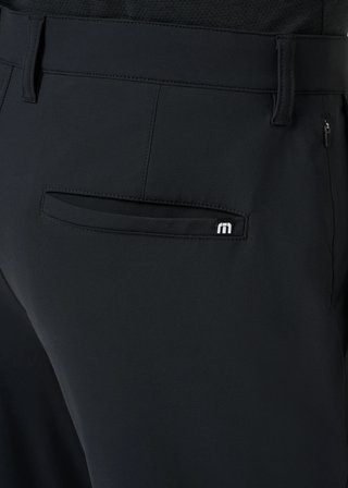 Travis Mathew Hero Hour Golf pánske nohavice, čierne