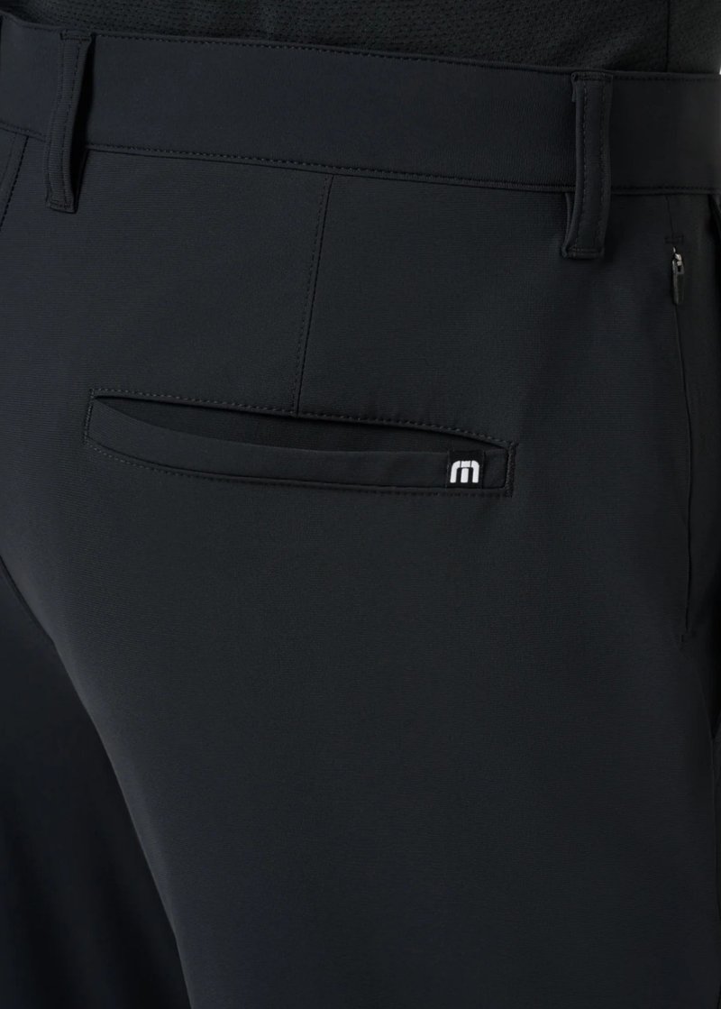 Travis Mathew Hero Hour Golf pánske nohavice, čierne