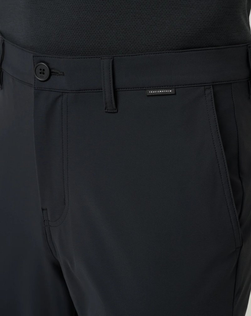Travis Mathew Hero Hour Golf pánske nohavice, čierne