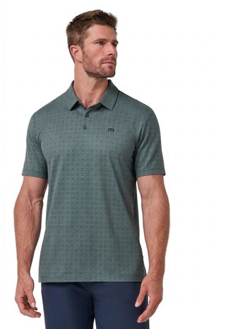 Travis Mathew Featherweight Trophy Ready pánske polo, balsam green