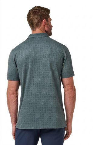 Travis Mathew Featherweight Trophy Ready pánske polo, balsam green