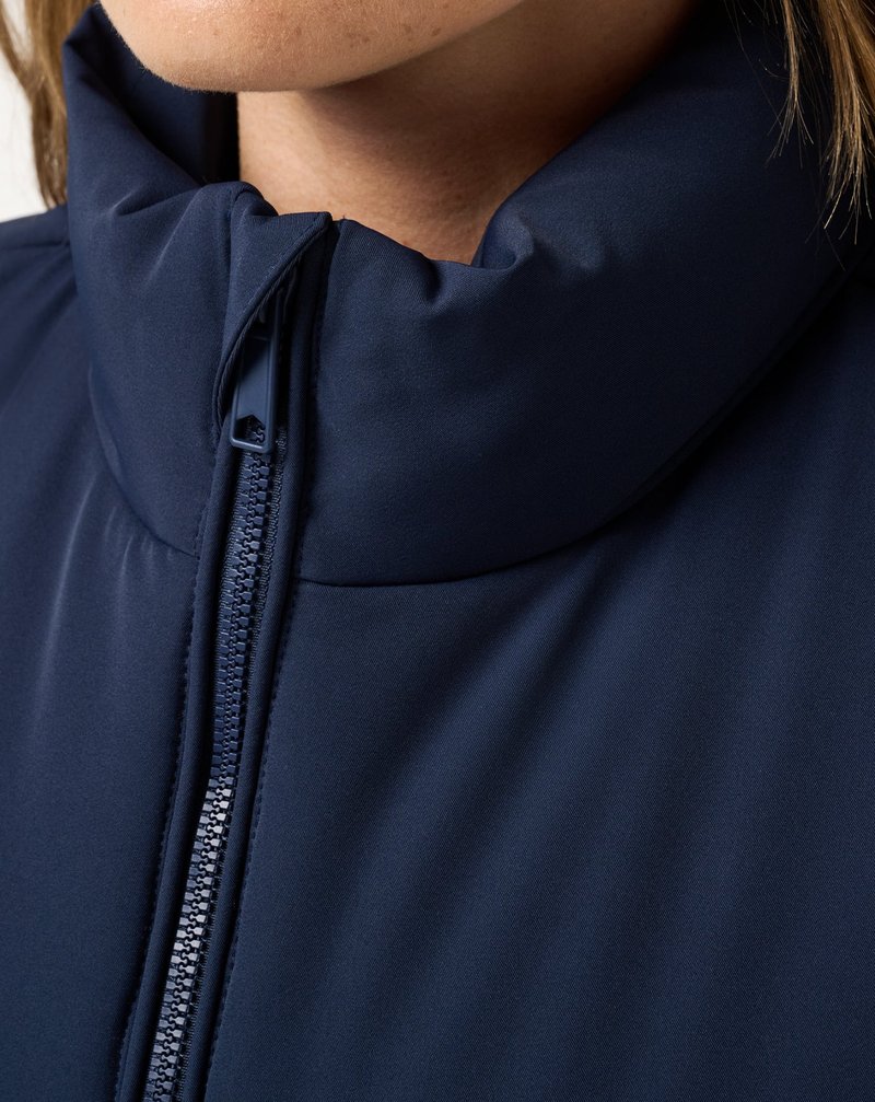 Travis Mathew Moontide Bonded 2.0 dámska vesta, navy blazer