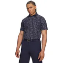 Under Armour ArmourDry Printed pánske polo, midnight navy/biele