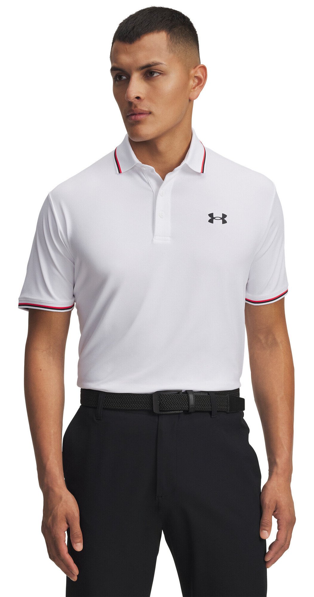 Under Armour Playoff 3.0 Rib pánske polo, biele