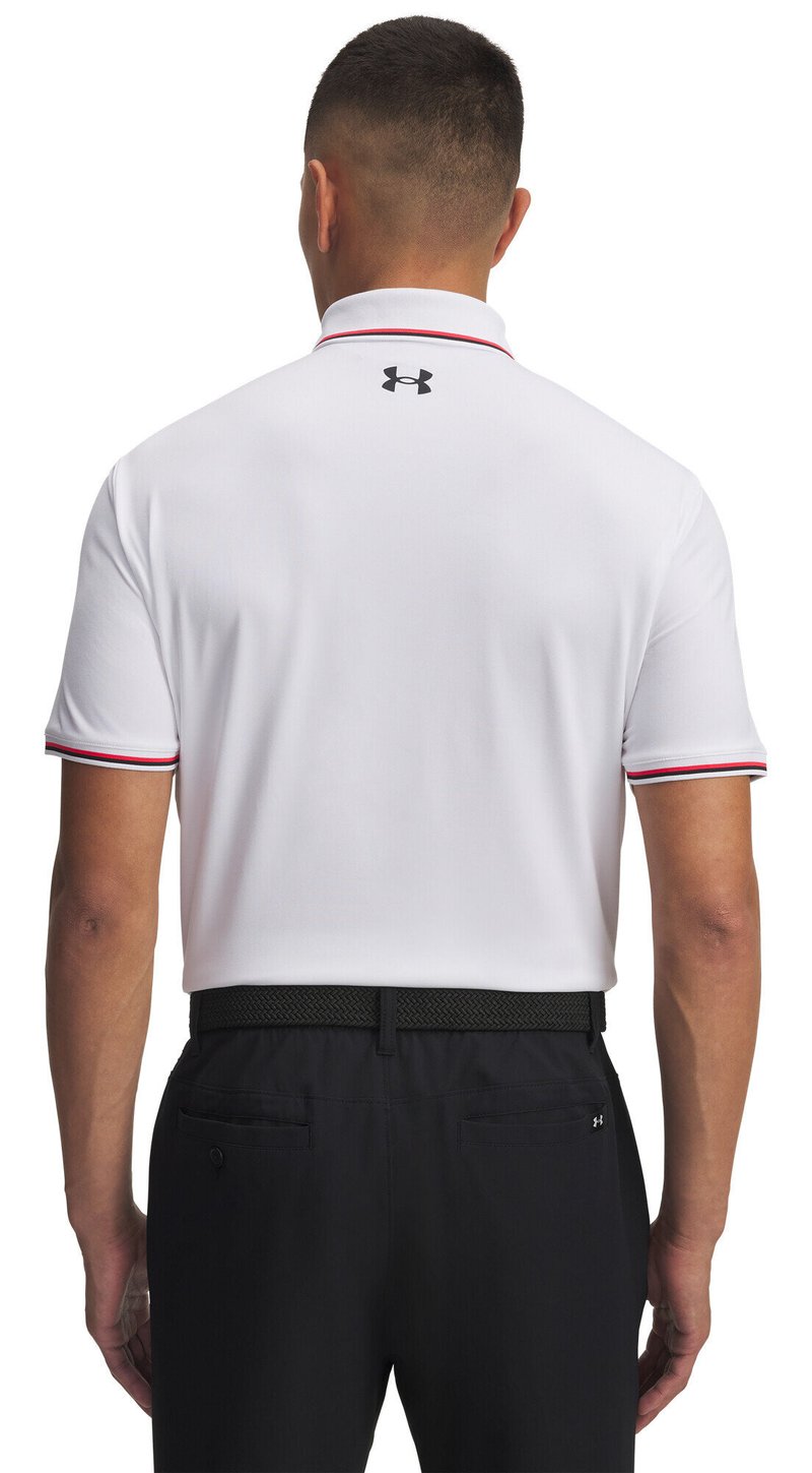 Under Armour Playoff 3.0 Rib pánske polo, biele