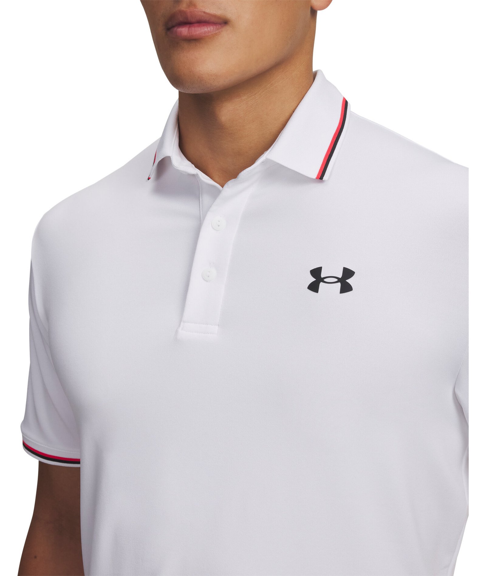 Under Armour Playoff 3.0 Rib pánske polo, biele