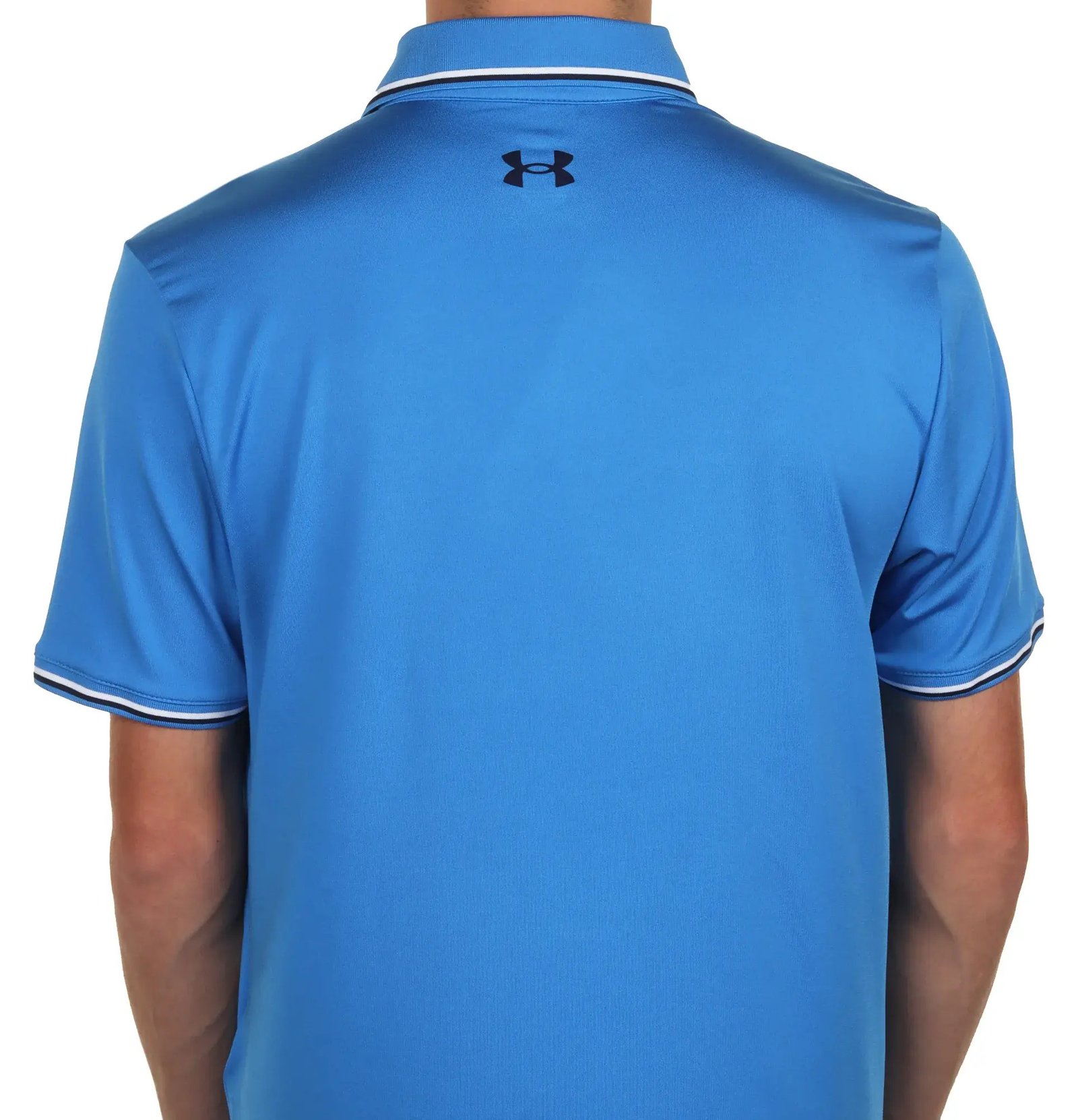 Under Armour Playoff 3.0 Rib pánske polo, blue atlantis