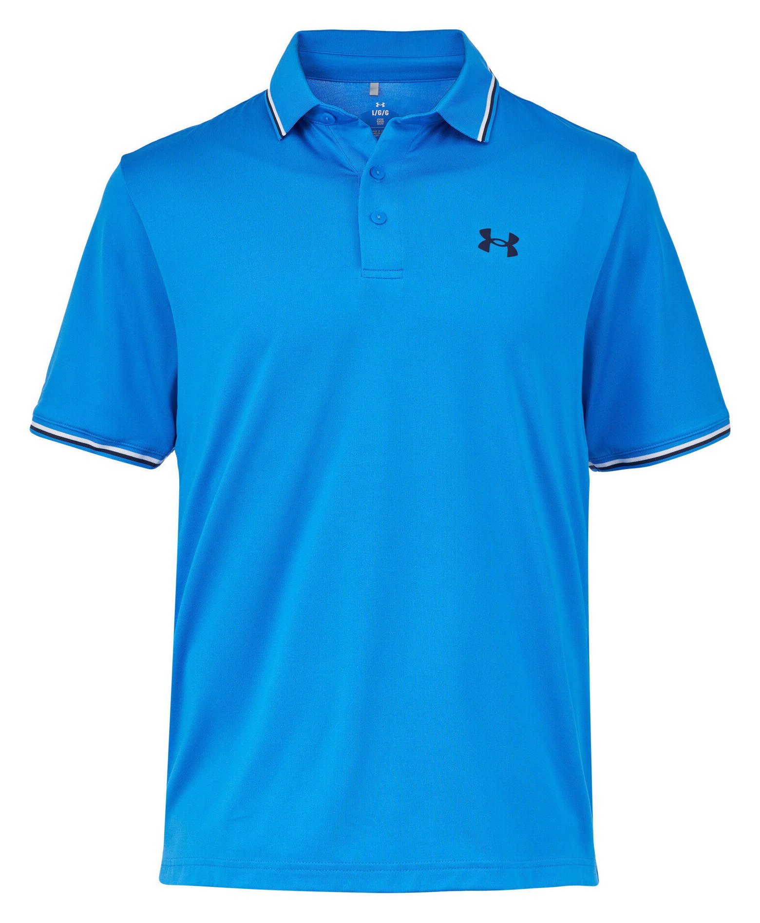 Under Armour Playoff 3.0 Rib pánske polo, blue atlantis