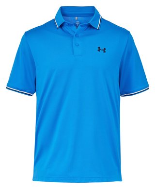 Under Armour Playoff 3.0 Rib pánske polo, blue atlantis