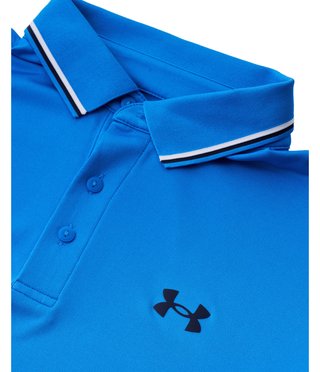 Under Armour Playoff 3.0 Rib pánske polo, blue atlantis
