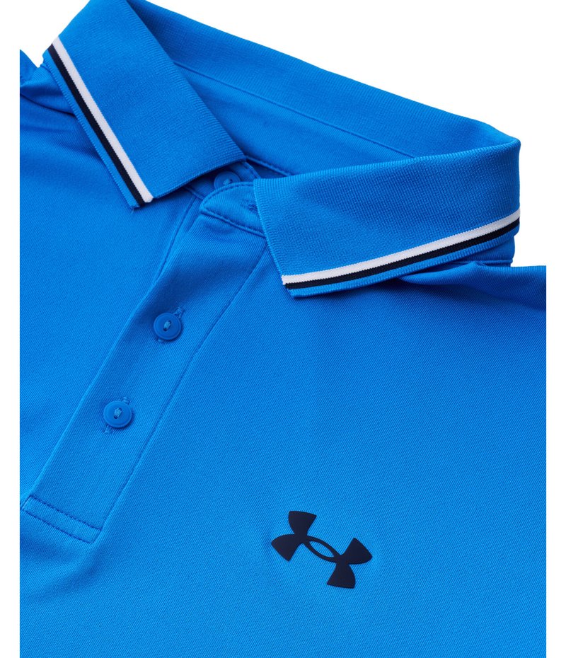 Under Armour Playoff 3.0 Rib pánske polo, blue atlantis