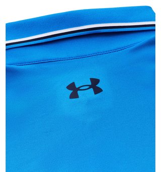 Under Armour Playoff 3.0 Rib pánske polo, blue atlantis