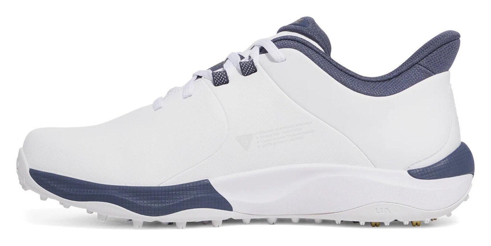 Under Armour Drive Pro SL Wide pánske golfové topánky, biele