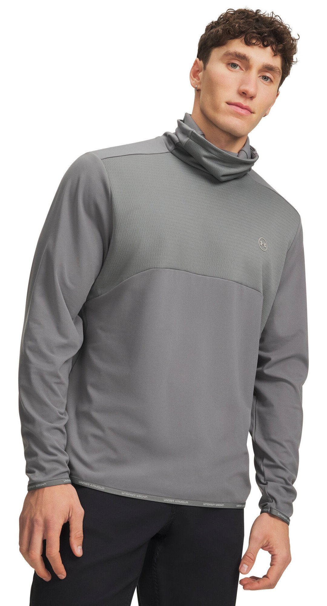 Under Armour Drive Funnel Pullover pánska mikina, clay green/titanium