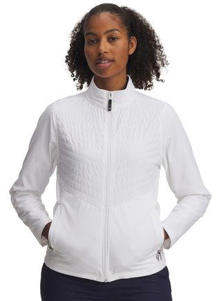 Under Armour Drive Pro FZ dámska bunda, bielo/čierna