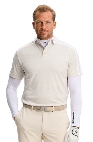 J.Lindeberg Bozak pánske polo, moonbeam