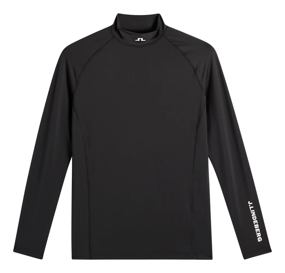 J.Lindeberg Ello Compression pánsky top, čierny