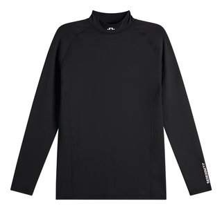J.Lindeberg Ello Brushed pánske tričko, čierne