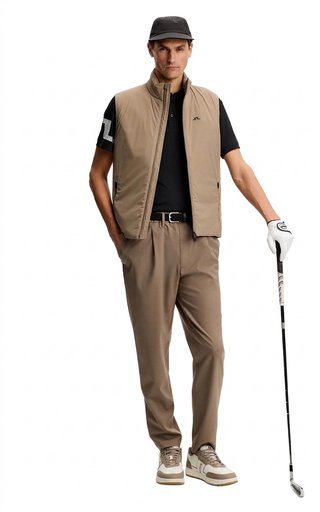 J.Lindeberg Heath pánske polo, čierne