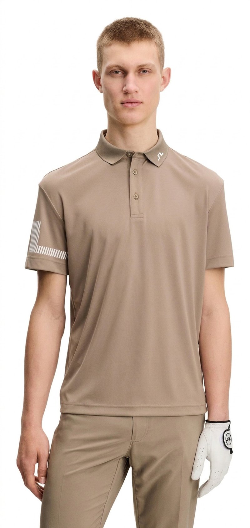 J.Lindeberg Heath pánske polo, brindle