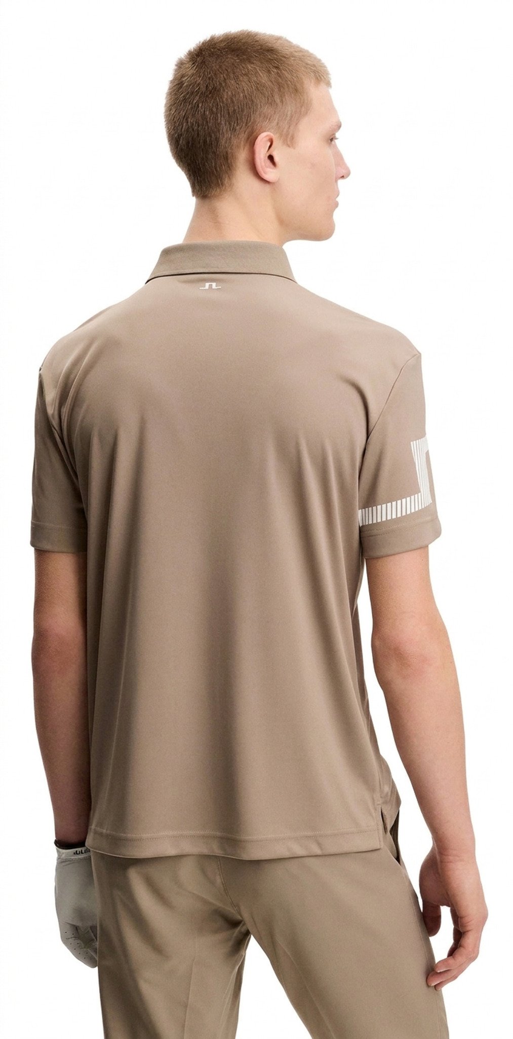 J.Lindeberg Heath pánske polo, brindle