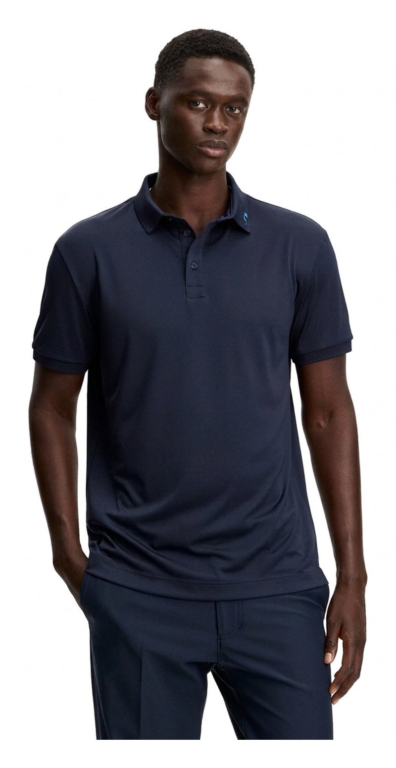 J.Lindeberg KV Print pánske polo, JLNavy