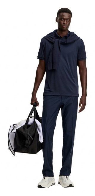 J.Lindeberg KV Print pánske polo, JLNavy