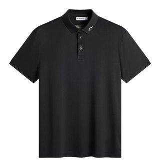 J.Lindeberg KV Print pánske polo, čierne
