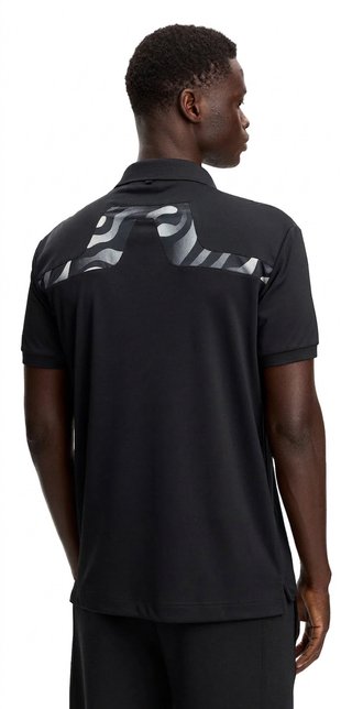 J.Lindeberg KV Print pánske polo, čierne