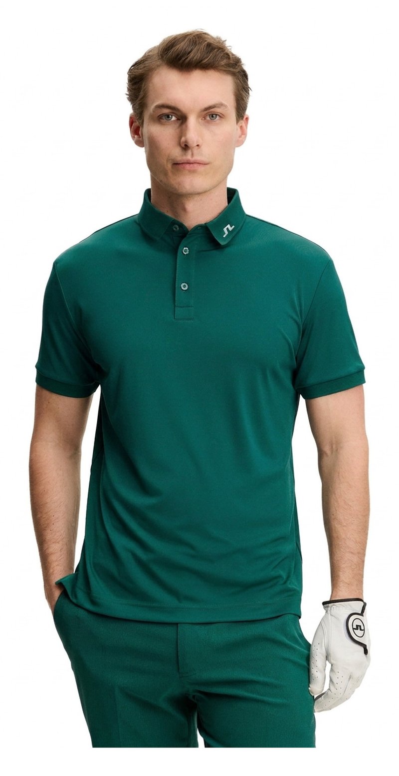 J.Lindeberg KV Print pánske polo, forest biome