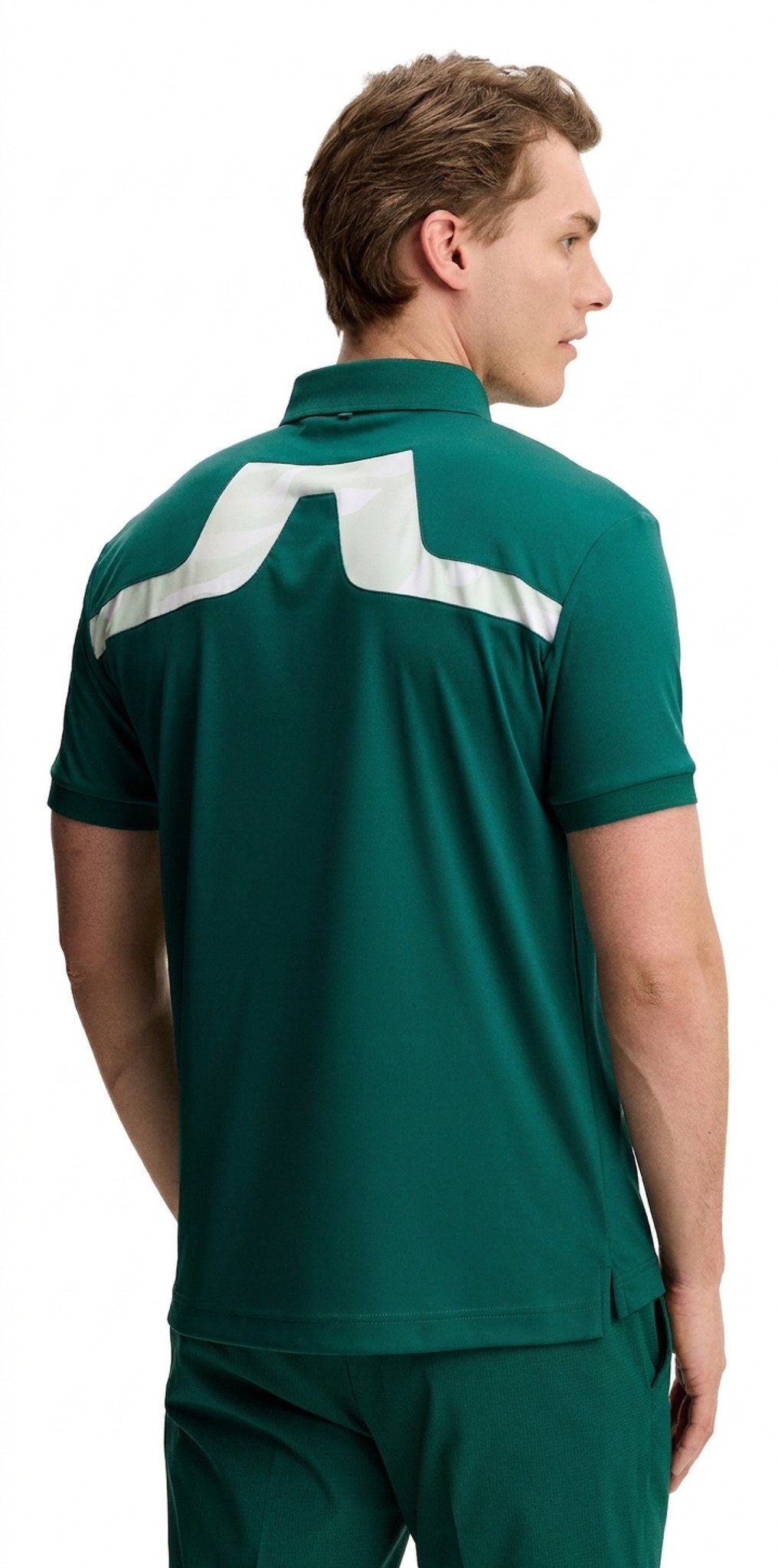 J.Lindeberg KV Print pánske polo, forest biome