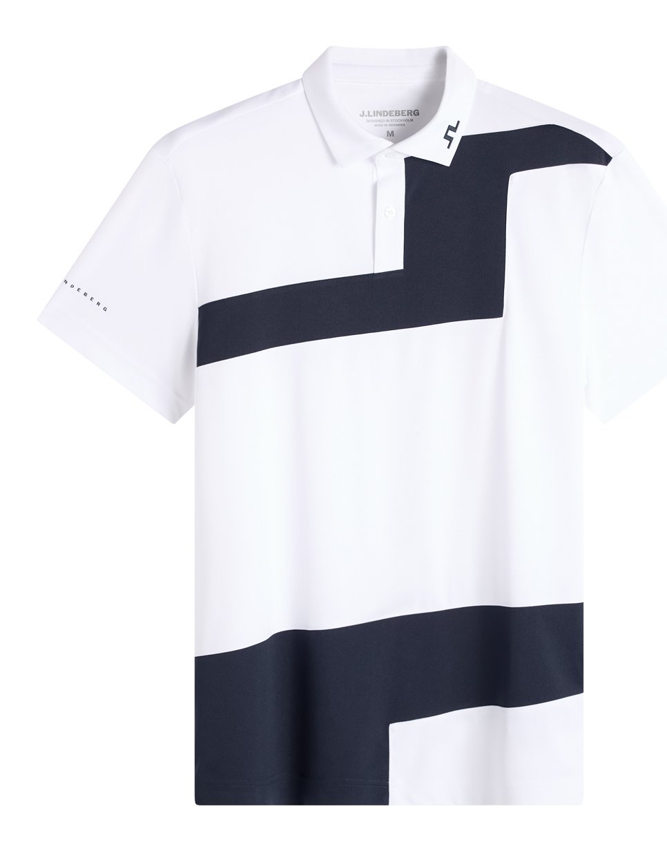 J.Lindeberg Sidd pánske polo, biele