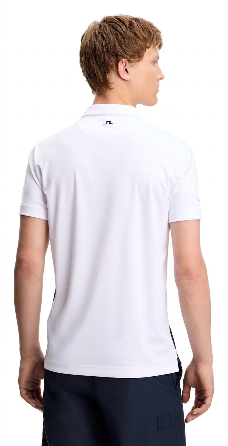 J.Lindeberg Sidd pánske polo, biele
